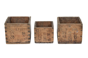 Set of 5 Late 19th Century Scandinavian Pine Measuring Containers — thumbnail 3