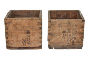 Set of 5 Late 19th Century Scandinavian Pine Measuring Containers — thumbnail 6