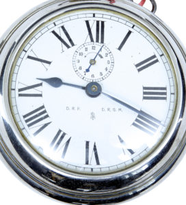 Early 20th Century Rsm German Clock Oversized Pocket Watch by D.r.g.m — thumbnail 3