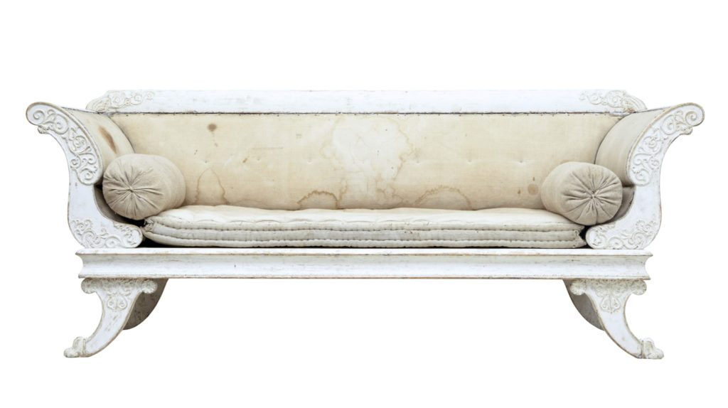 Early 19th Century Swedish Gustavian Painted Sofa — image 2