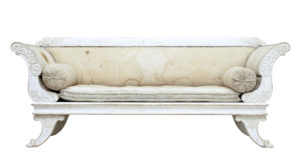 Early 19th Century Swedish Gustavian Painted Sofa — thumbnail 2