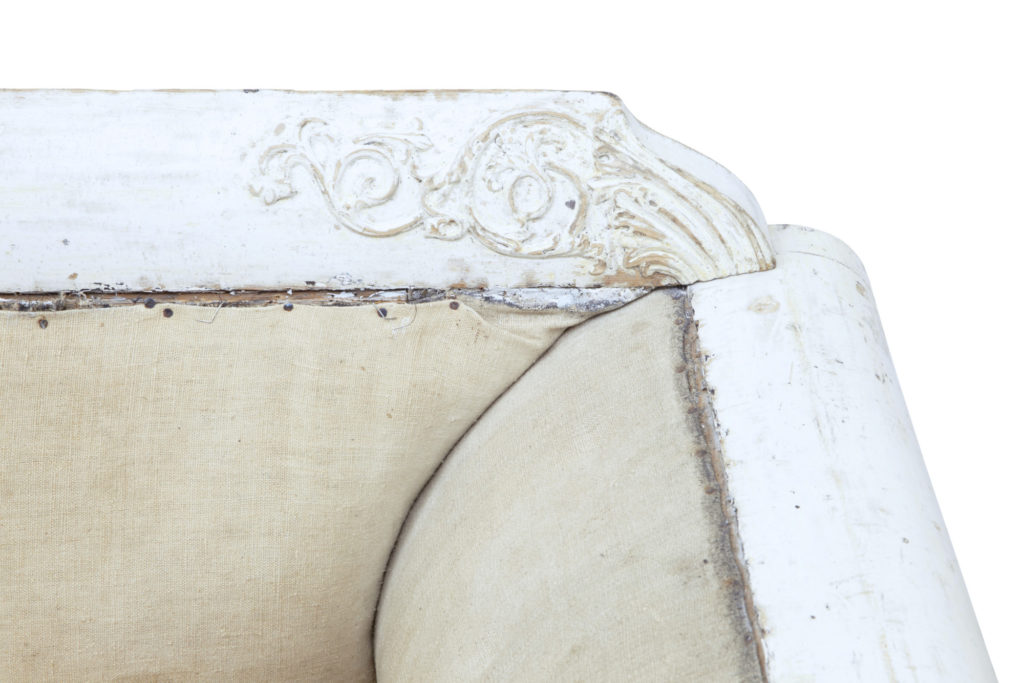 Early 19th Century Swedish Gustavian Painted Sofa — image 5