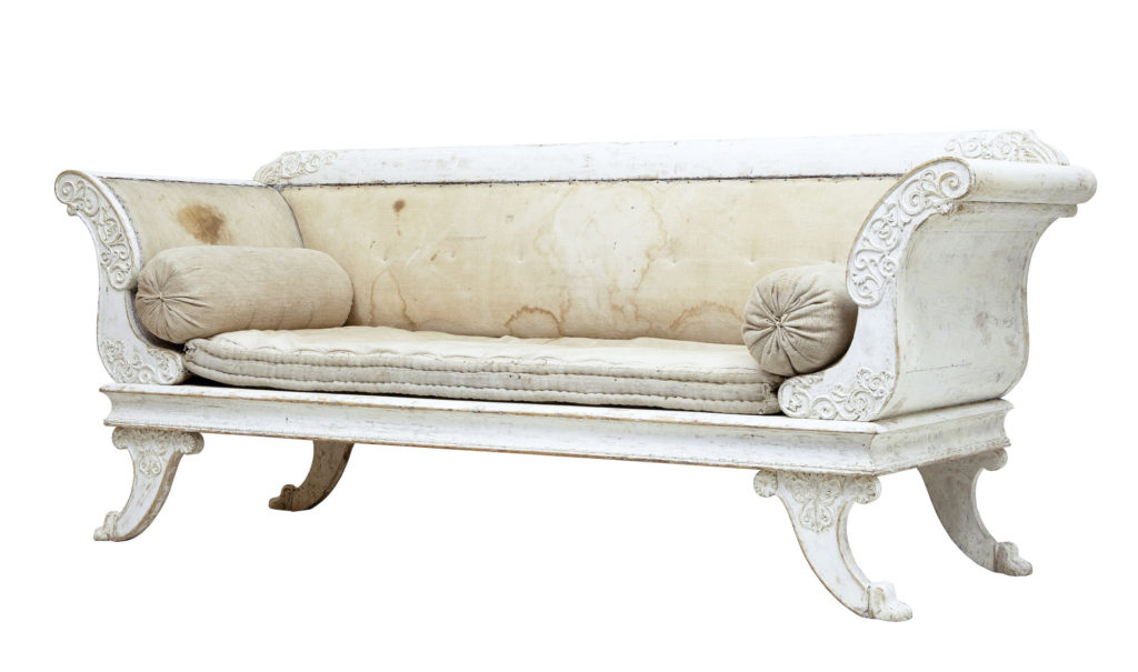 Early 19th Century Swedish Gustavian Painted Sofa
