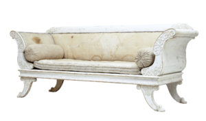 Early 19th Century Swedish Gustavian Painted Sofa — thumbnail 1