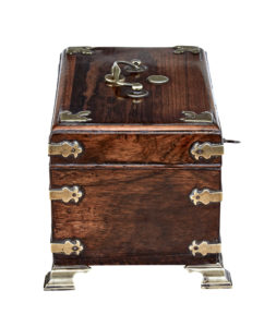 Early 19th Century Georgian Palisander and Brass Tea Caddy — thumbnail 6