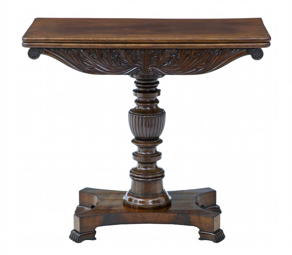 Early Victorian 19th Century Mahogany Tea Table
