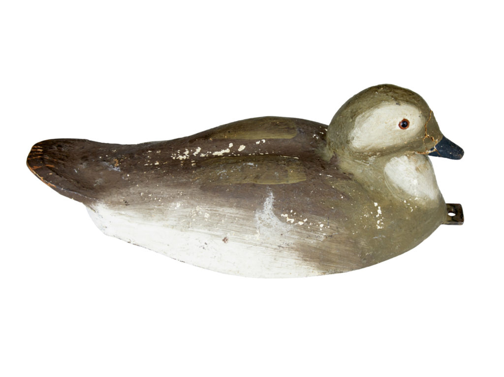 Early 20th Century Hand Painted Decoy Duck — image 4