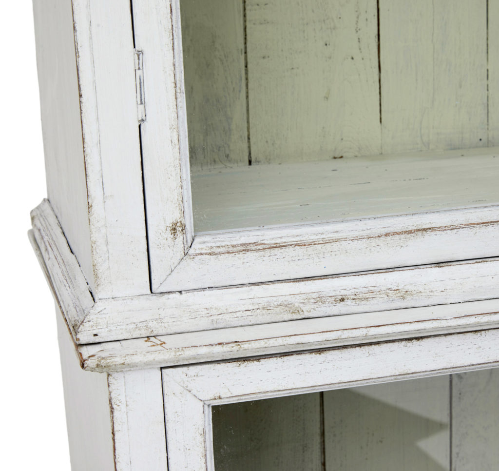 Late 19th Century Painted Teak Glazed Display Cabinet — image 2