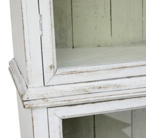 Late 19th Century Painted Teak Glazed Display Cabinet — thumbnail 2