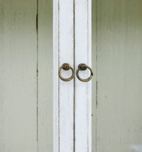 Late 19th Century Painted Teak Glazed Display Cabinet — thumbnail 4