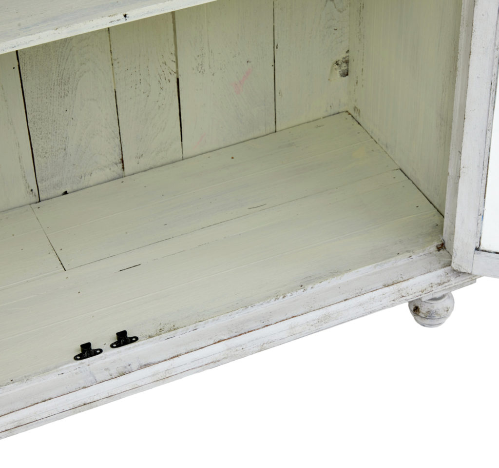 Late 19th Century Painted Teak Glazed Display Cabinet — image 3