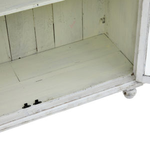 Late 19th Century Painted Teak Glazed Display Cabinet — thumbnail 3
