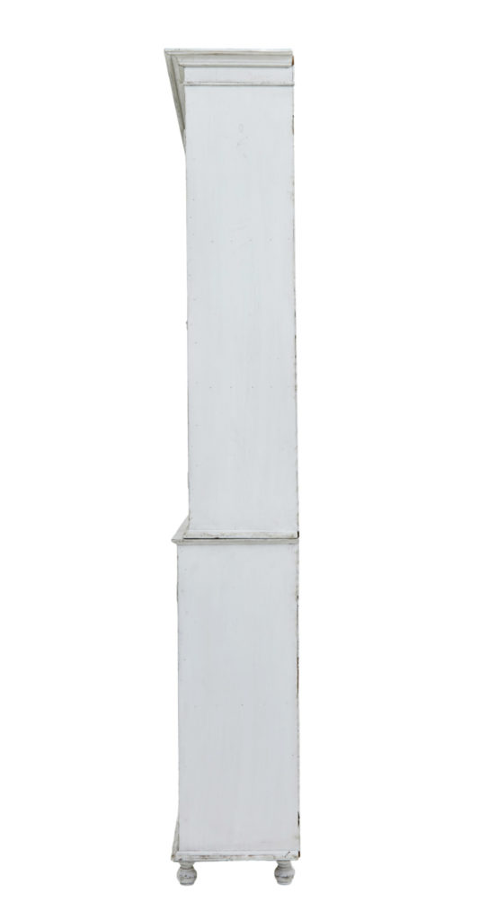 Late 19th Century Painted Teak Glazed Display Cabinet — image 6