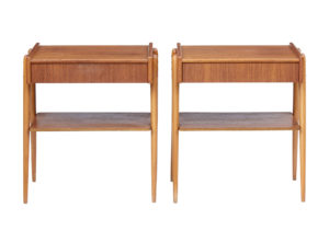 Pair of Teak Bedside Tables by Ab Carlstron — thumbnail 1