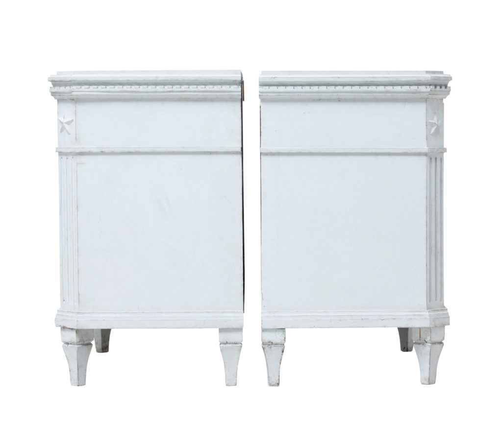Pair of 19th Century Swedish Painted Commodes — image 4