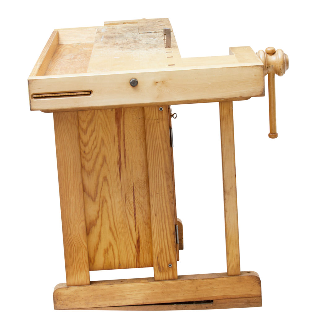20th Century Swedish Pine School Work Bench — image 4