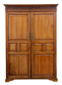 19th Century English William Iv Pine House Keepers Cupboard — thumbnail 1