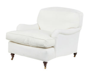 20th Century Lounge Armchair in the Style of Howard and Sons — thumbnail 1