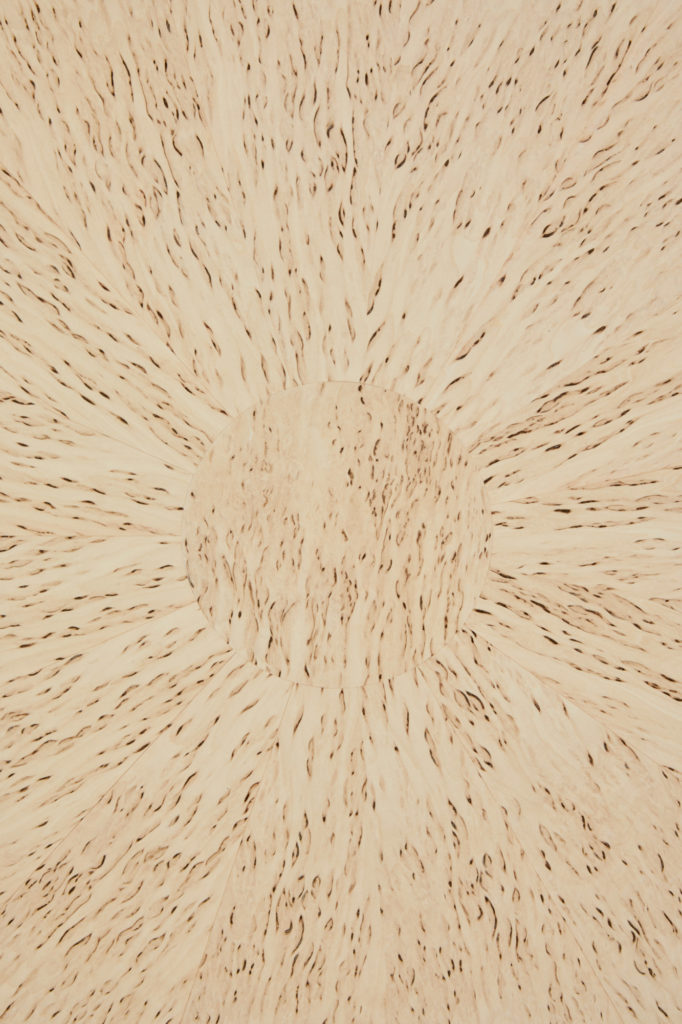 Burr Birch Circular Extending Jupe Dining Table — image 6