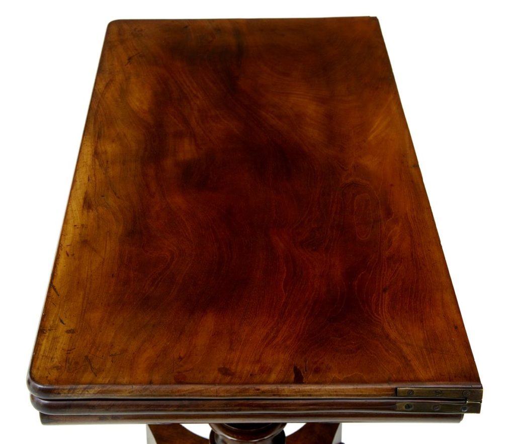 Early 19th Century Mahogany Tea Table — image 3