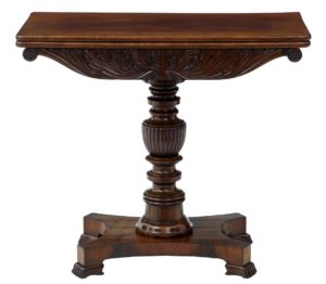Early 19th Century Mahogany Tea Table — thumbnail 1