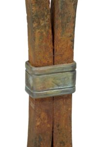 Pair of 1920’s French Iron Baker Tables Marble Top — thumbnail 2