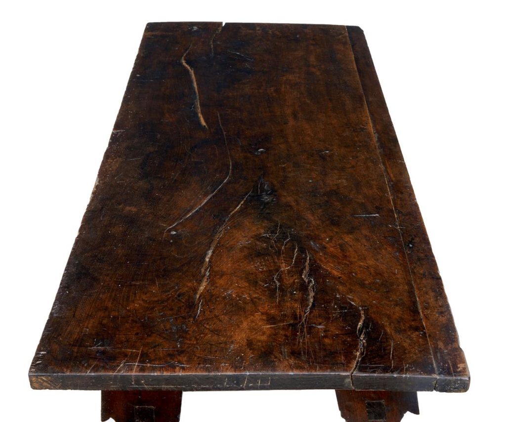 Late 17th Century Spanish Walnut Side Table — image 2