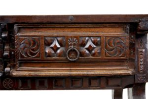 Late 17th Century Spanish Walnut Side Table — thumbnail 5