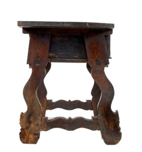 Late 17th Century Spanish Walnut Side Table — thumbnail 6