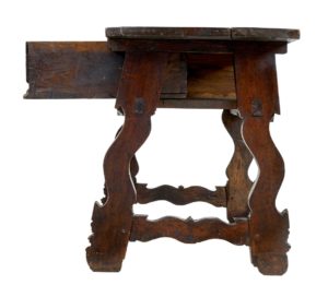 Late 17th Century Spanish Walnut Side Table — thumbnail 8
