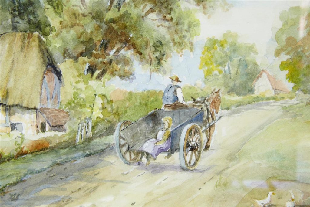 Large 20th Century Watercolour by S J Gleed — image 3
