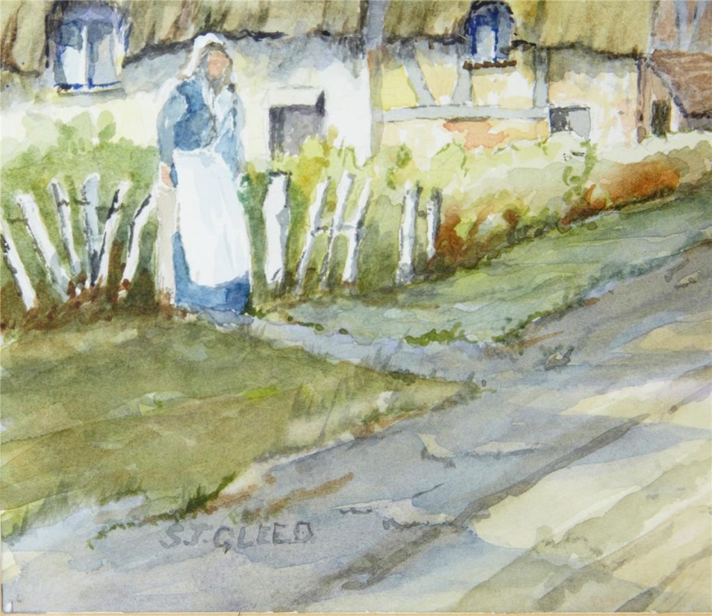 Large 20th Century Watercolour by S J Gleed — image 2
