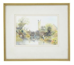 20TH CENTURY LANDSCAPE WATER COLOUR BY C W MORSLEY