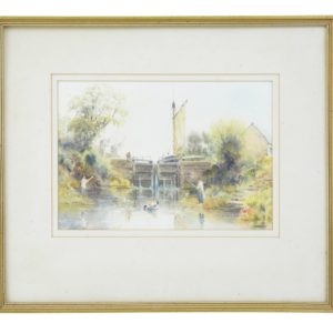 20TH CENTURY LANDSCAPE WATER COLOUR BY C W MORSLEY