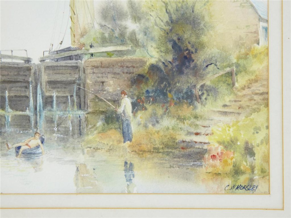 20th Century Landscape Water Colour by C W Morsley — image 2