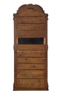 Stunning Continental 19th Century Walnut and Ormolu Mirror and Stand — thumbnail 6