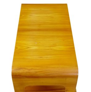 20th Century Later Art Deco Birch Bedside Occasional Table — thumbnail 2