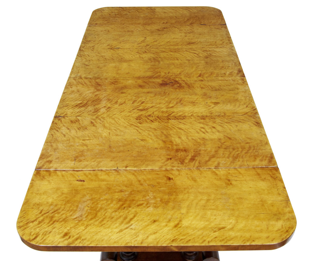 19th Century Swedish Birch Sofa Table — image 4