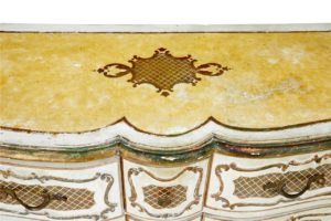 20th Century Reproduction Rococo 6 Drawer Commode — thumbnail 2