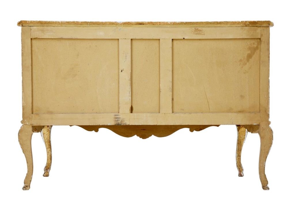 20th Century Reproduction Rococo 6 Drawer Commode — image 4