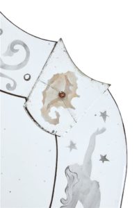 Art Deco Mythical Themed Wall Mirror — thumbnail 3