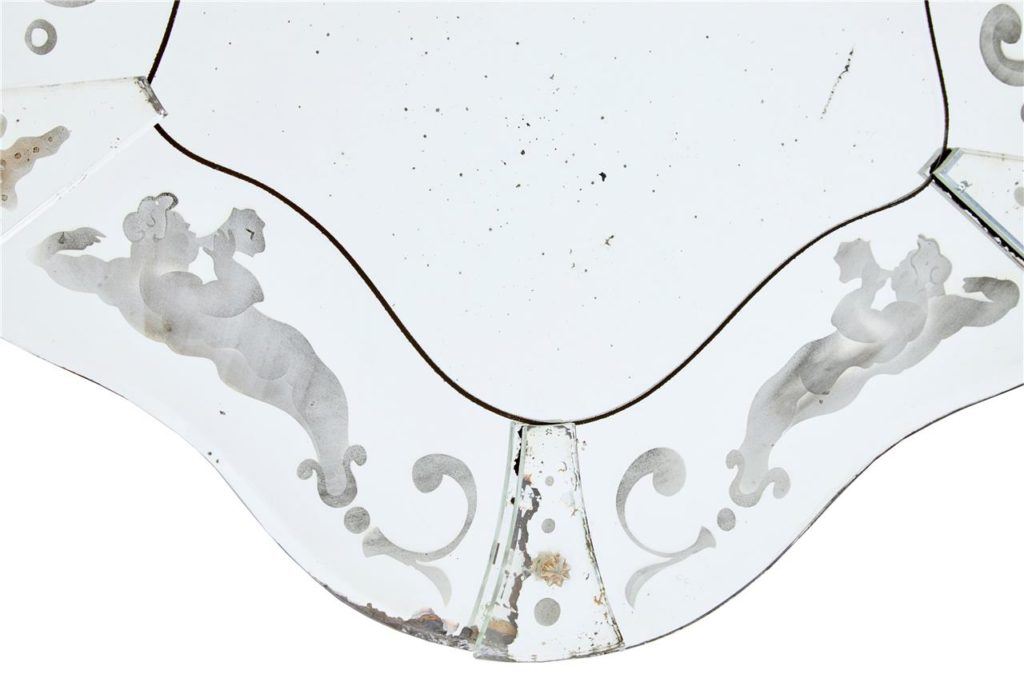 Art Deco Mythical Themed Wall Mirror — image 2