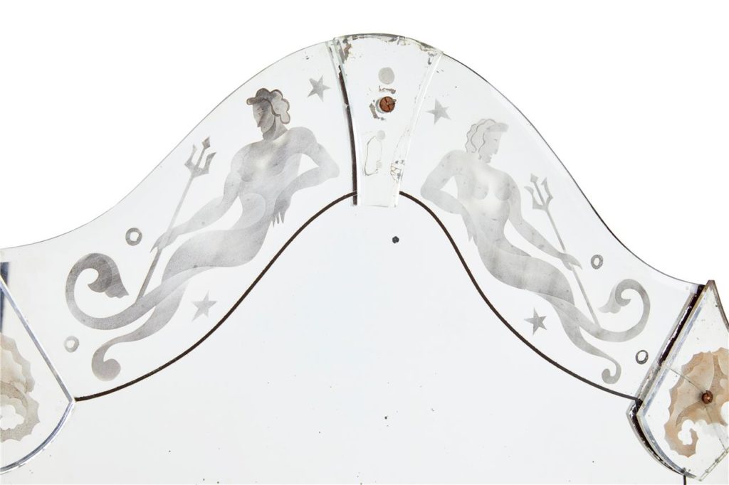 Art Deco Mythical Themed Wall Mirror — image 5
