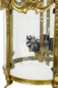 Early 20th Century French Ormolu Lantern — thumbnail 4