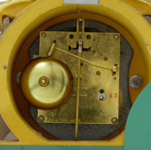 1940’s Swedish Gilt Ornate Wall Clock by Westerstrand — thumbnail 2