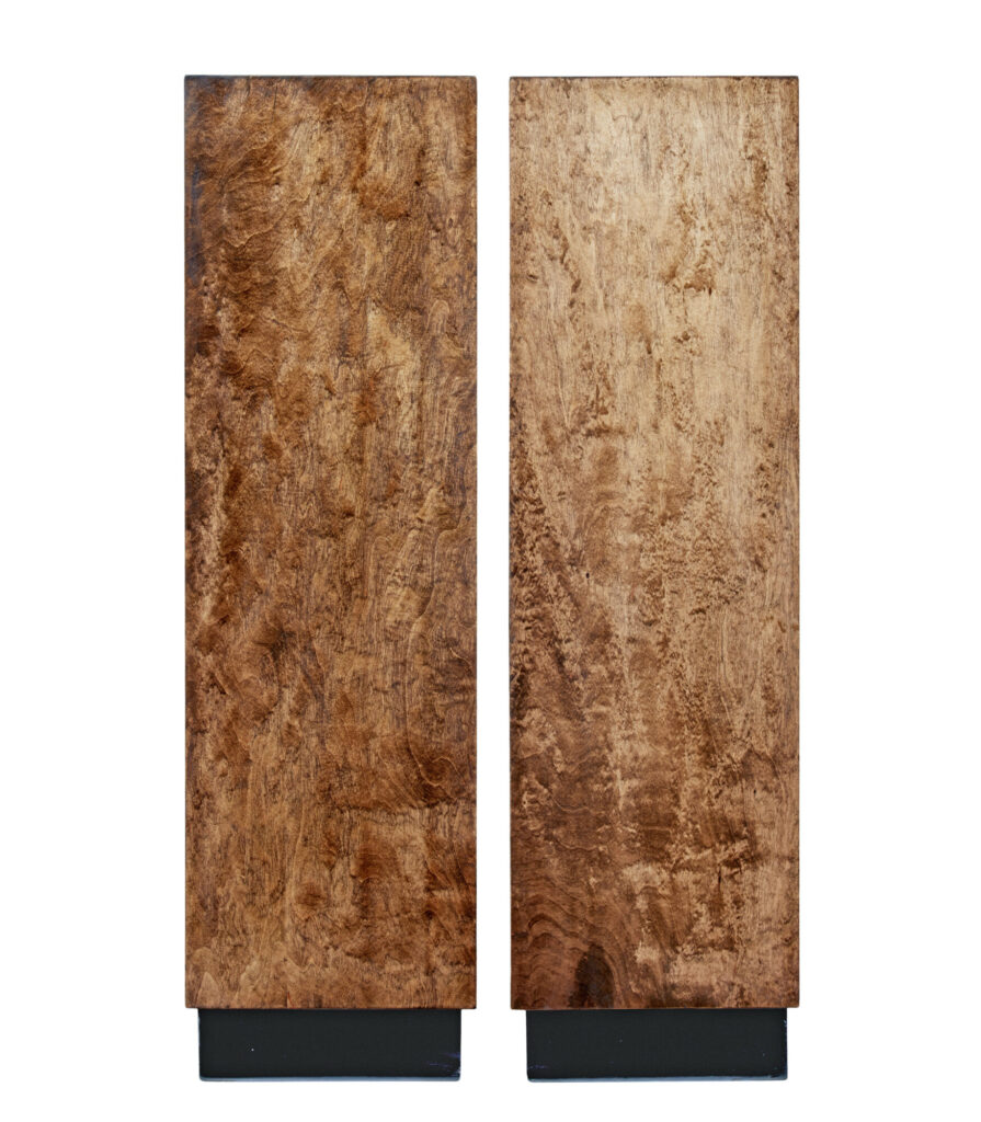 Pair of Mid 20th Century Birch Dwarf Bookcases — image 3