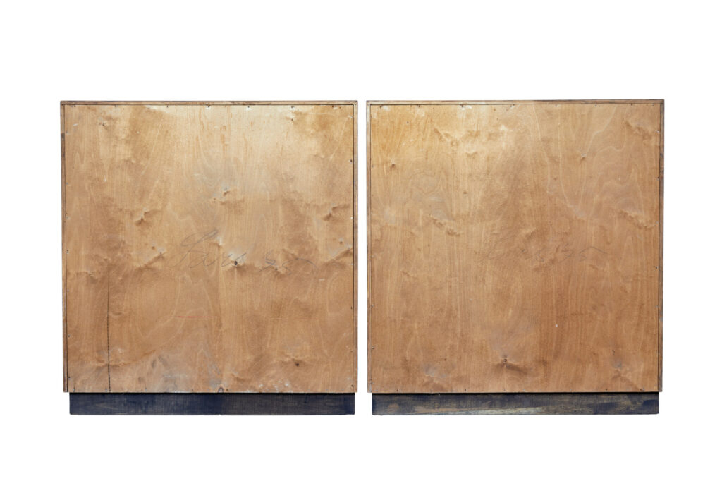 Pair of Mid 20th Century Birch Dwarf Bookcases — image 2