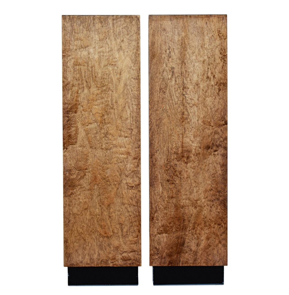 Pair of Mid 20th Century Birch Dwarf Bookcases — image 4