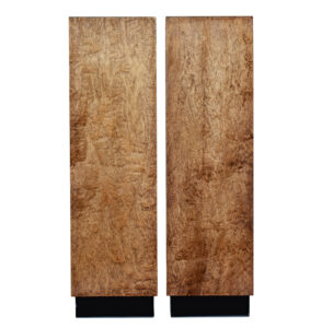 Pair of Mid 20th Century Birch Dwarf Bookcases — thumbnail 4