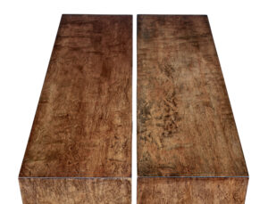 Pair of Mid 20th Century Birch Dwarf Bookcases — thumbnail 7